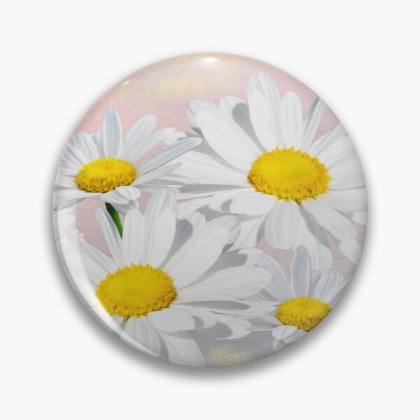 Item preview, White and Yellow Daisy Flowers designed and sold by FineArtography.