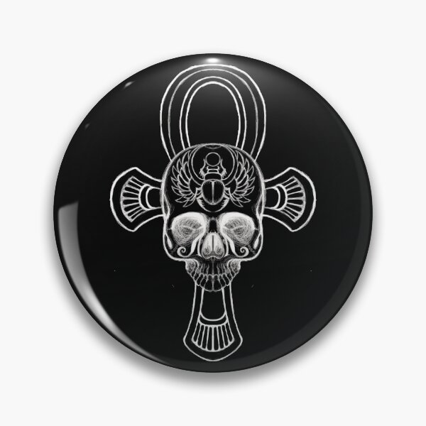 Item preview, Ankh Skull designed and sold by ShayneoftheDead.