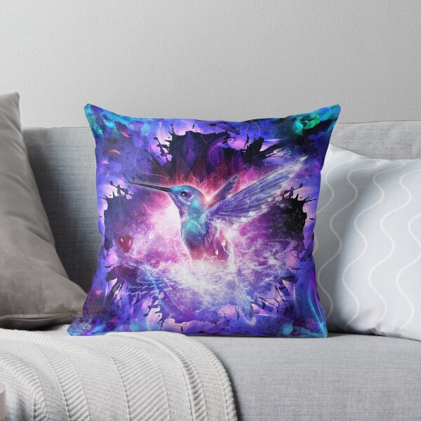Hummingbird Love Throw Pillow