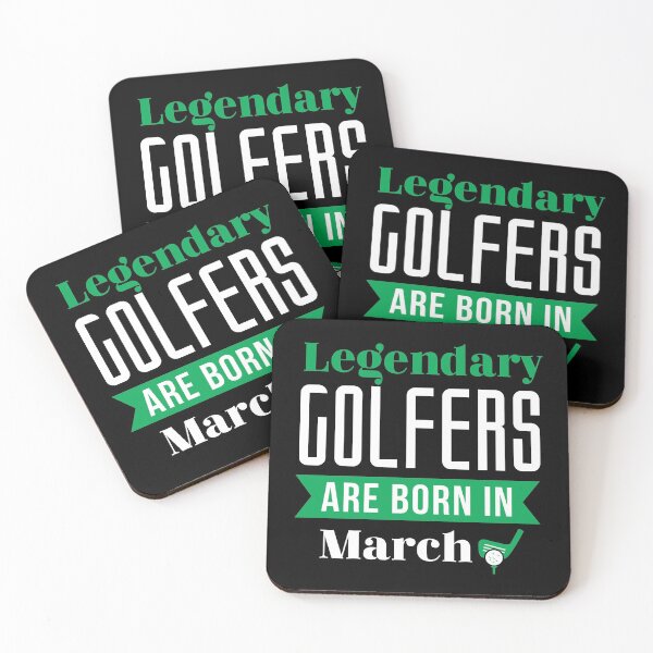 Item preview, Legendary Golfers Are Born In March Golf Birthday Shirt Golfing Gift Idea designed and sold by Orange Pieces.