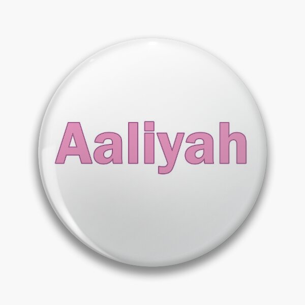 Item preview, Aaliyah name pink lettering text - 0020 designed and sold by PrettyDesserted.