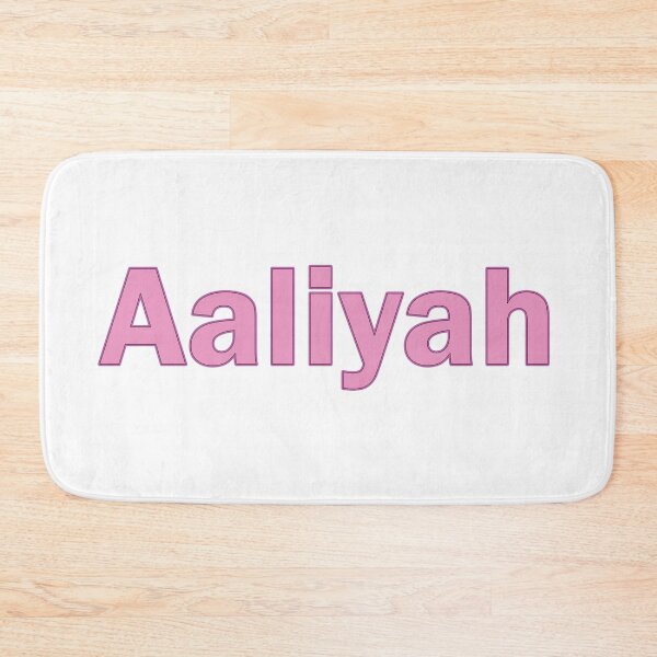 Item preview, Aaliyah name pink lettering text - 0020 designed and sold by PrettyDesserted.