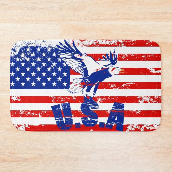 Item preview, usa distressed bald eagle designed and sold by Gossip Rag.