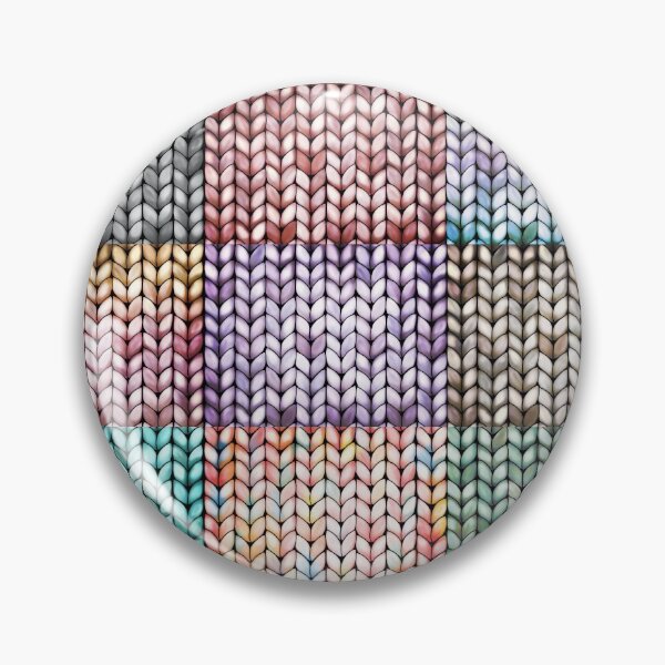 Item preview, Chunky Patchwork Faux Knit designed and sold by Karin Taylor.
