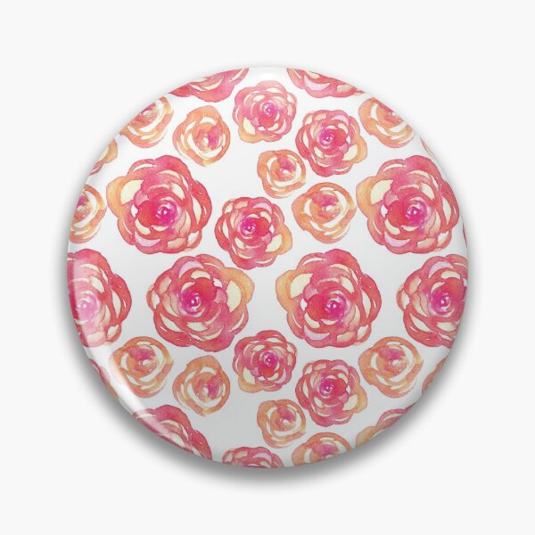 Item preview, Pink Watercolor Flower Pattern designed and sold by PrettySimple Graphic Design.