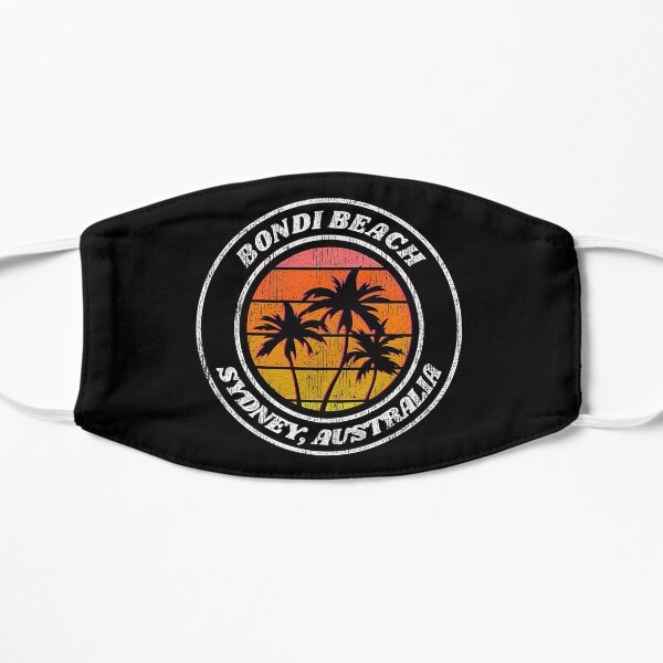 Bondi Beach Sydney Australia Retro Distressed Mask
