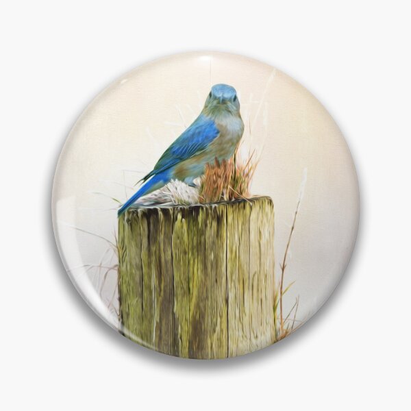 Item preview, Female Eastern Bluebird designed and sold by FineArtography.
