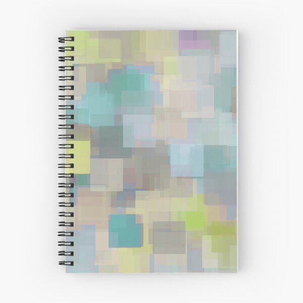 Item preview, geometric square pattern abstract background in yellow and green designed and sold by Mrvell.