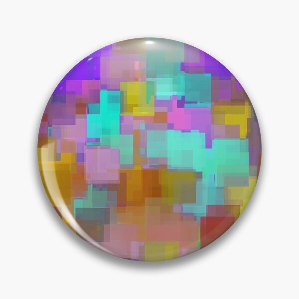 Item preview, geometric square pattern abstract background in pink blue purple brown designed and sold by Mrvell.