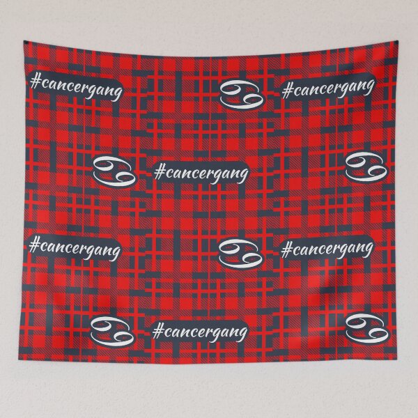 Item preview, #cancergang (Red Plaid) designed and sold by T.A.S. BRAND.