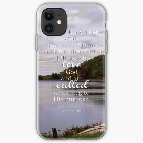 Romans 8:28 iPhone Soft Case