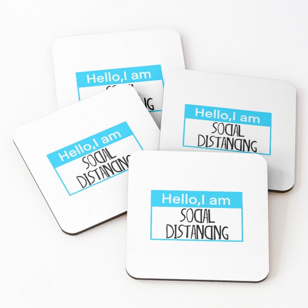 Item preview, Hello, I am Social Distancing designed and sold by Shus-arts.