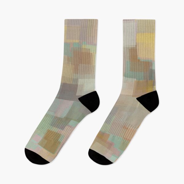 Item preview, geometric square pattern abstract background in brown and yellow designed and sold by Mrvell.
