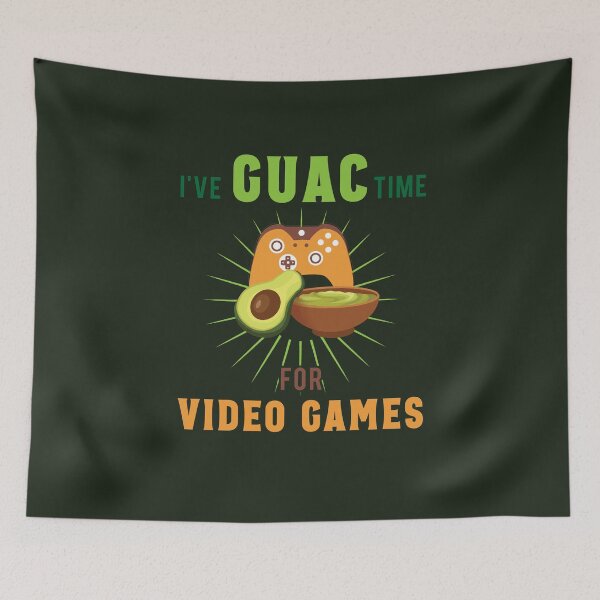 Item preview, I've Guac Time For Video Games designed and sold by AscendMerch.