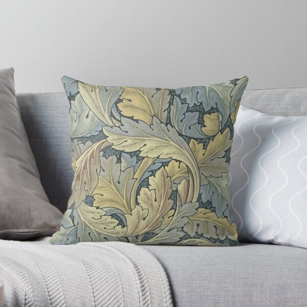 William Morris Acanthus Leaves Throw Pillow