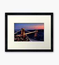 Clifton Suspension Bridge in Oil Framed Print
