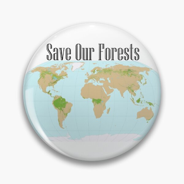 Aperçu de l'œuvre Sauvez nos forêts créée et vendue par MapMonarch.