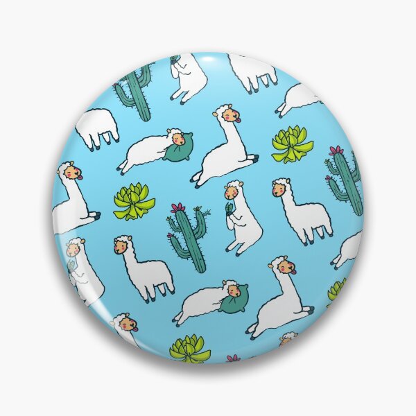 Item preview, Cute Llamas Pattern designed and sold by Cute and Funny Animal Art Designs.