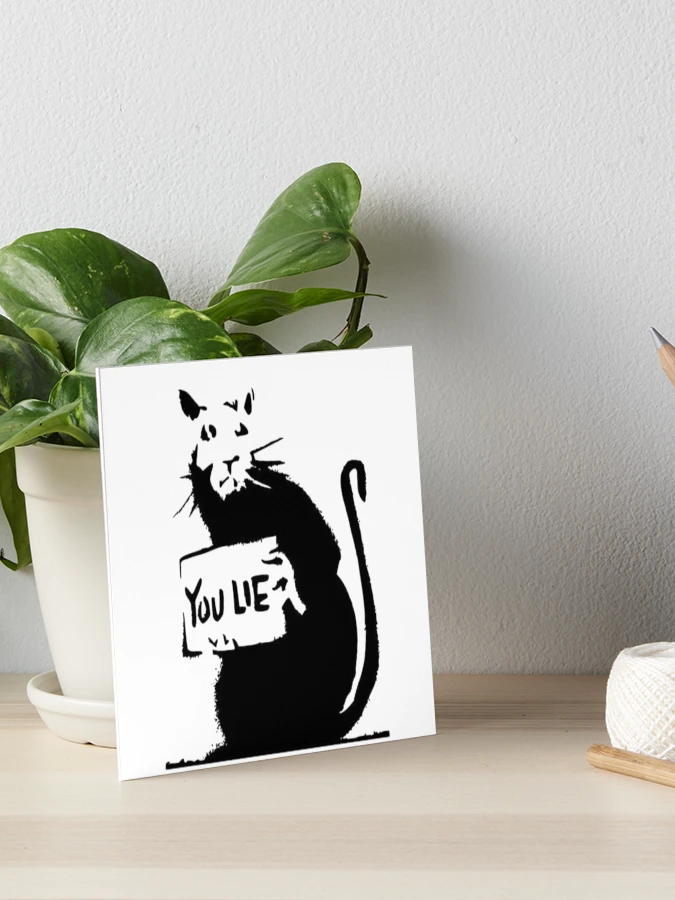 Banksy バンクシー 「You Lie Rat」サイン 書類付 Banksy バンクシー