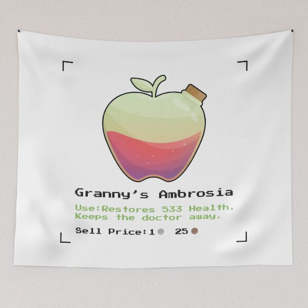 Item preview, Granny's Ambrosia Health Potion 3 designed and sold by animinimal.