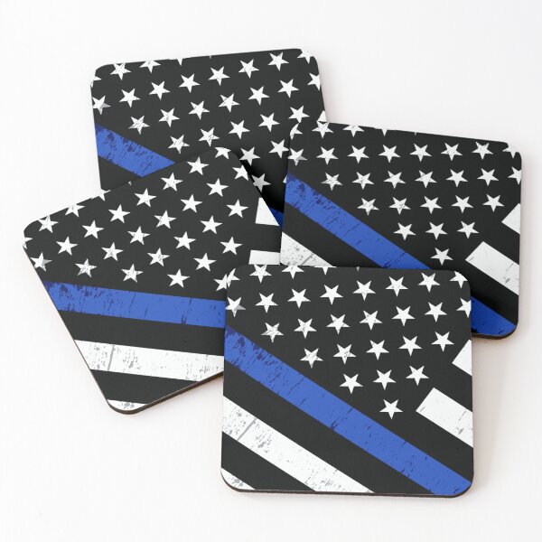 Item preview, Police officer thin blue line  designed and sold by Tim Dunaway.
