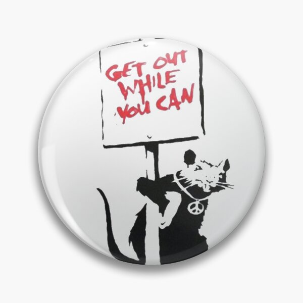 Artikelvorschau, Banksy Ratte Geh raus, solange du kannst entworfen und verkauft von gtcdesign.