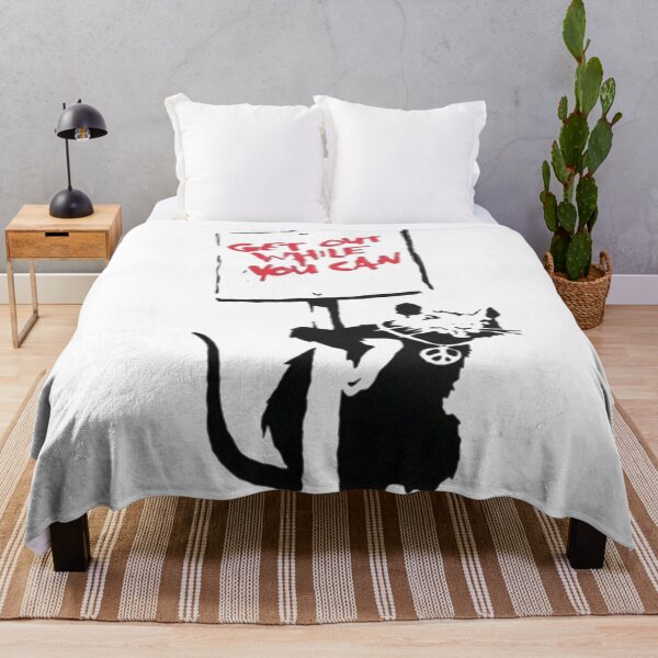 Item preview, Banksy rat Get out while you can designed and sold by gtcdesign.