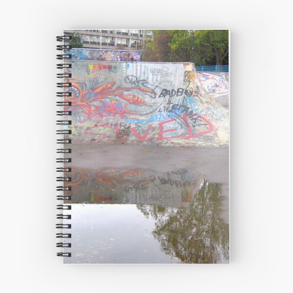 Item preview, Skatepark Graffiti Reflection In Water designed and sold by Andrew Morrell.