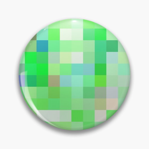 Item preview, geometric square pixel pattern abstract background in green pink purple designed and sold by Mrvell.