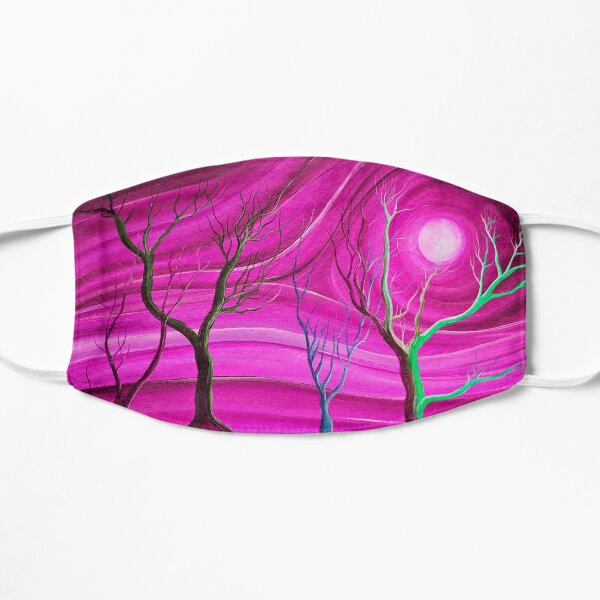 Trees on pink planet Mask