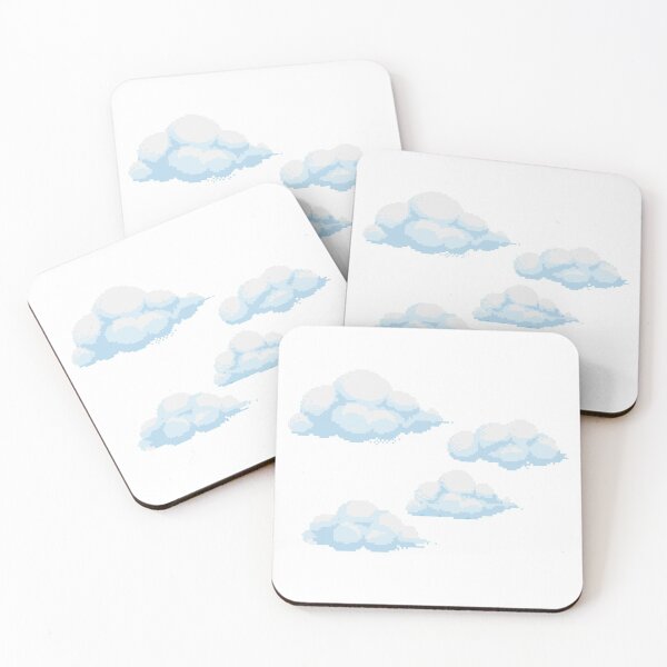 Item preview, Cute pixel clouds designed and sold by AlexJaneLively.