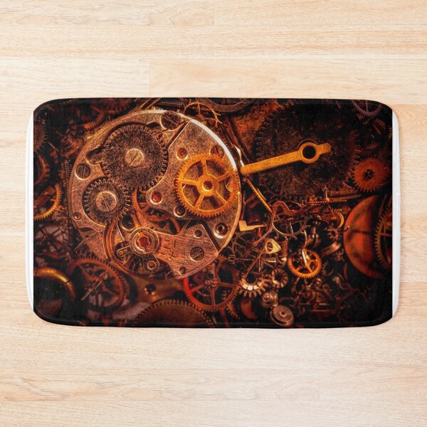Item preview, Steampunk clock gear rusty close up designed and sold by Art by Lilia.