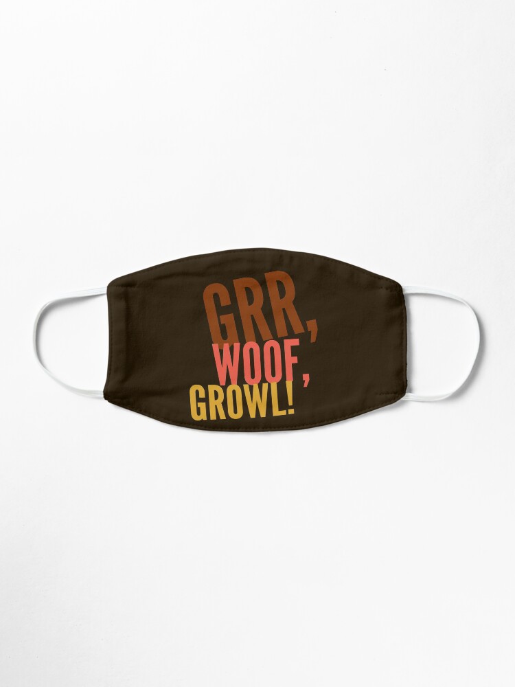 Alternate view of Grr, Woof, Growl Mask
