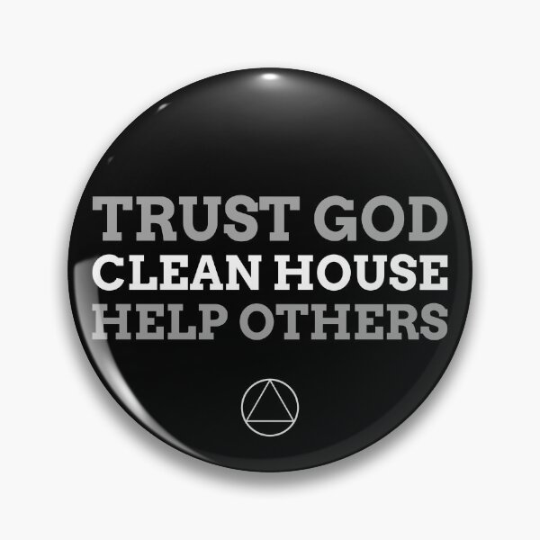 Item preview, Trust God Clean House Help Others Alcoholic Recovery designed and sold by tees4gees.