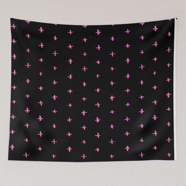 Item preview, Simple Plus Patterns (Pink, Black) designed and sold by Kadeda.
