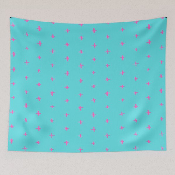 Item preview, Simple Plus Patterns (Pink, Light Blue) designed and sold by Kadeda.