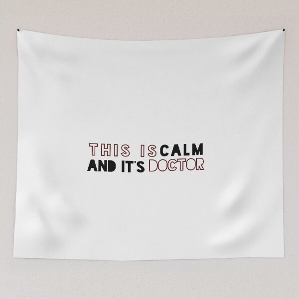 Item preview, "This is calm and its doctor" Spencer reid designed and sold by lyndsaykate.