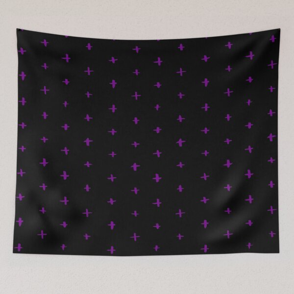 Item preview, Simple Plus Patterns (Purple, Black) designed and sold by Kadeda.