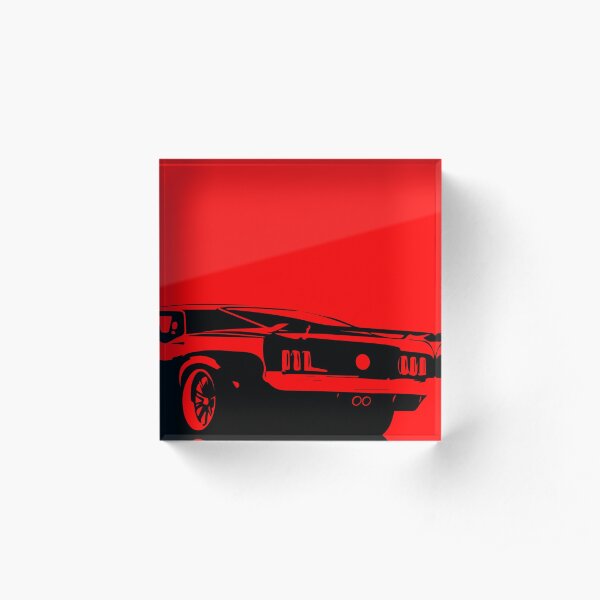 Ford Mustang Acrylic Block