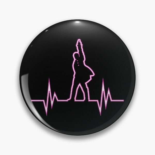 Item preview, HamiLove (heartbeat for American Musicals and Broadway) Neon Glow Pink designed and sold by frikybomb.