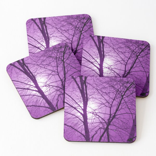 Item preview, Purple Night Sky Moonlight Branches designed and sold by SillaHoekstra.
