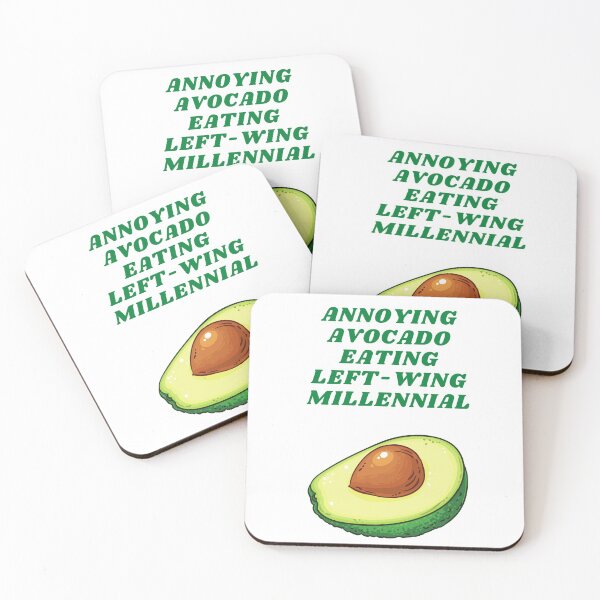 Item preview, Annoying avocado eating left-wing millennial  designed and sold by melbournegirl.