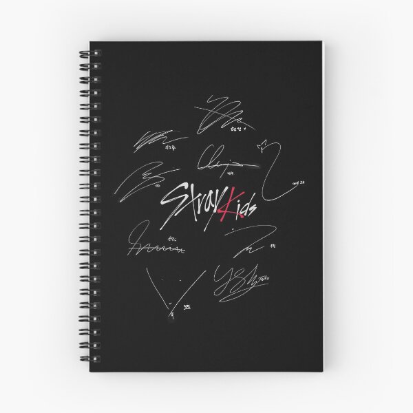 Artikelvorschau, Stray Kids ot9 – Signaturen (schwarz) entworfen und verkauft von Joya Hatim.
