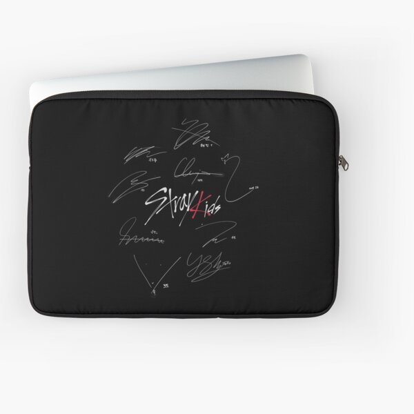 Stray Kids ot9 - Signatures (black) Laptop Sleeve