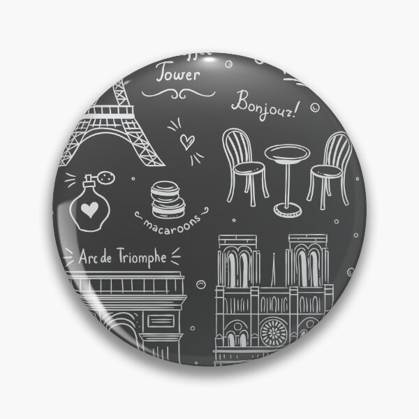 Item preview, Paris Pattern in Black and White designed and sold by blayzeink.
