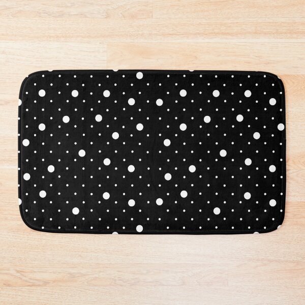 Item preview, Pin Point Polka Dot White on Black designed and sold by ProjectM.