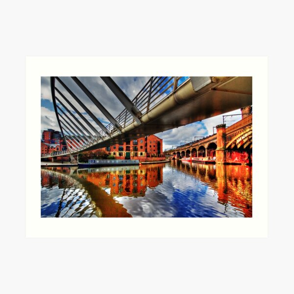 Castlefield Junction Manchester Art Print