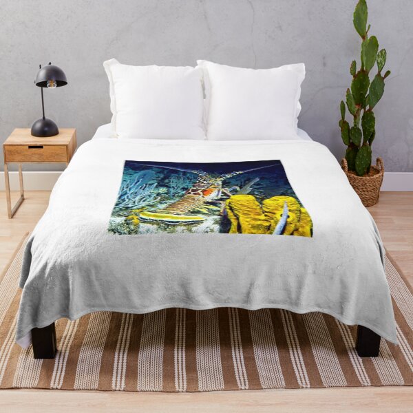 Item preview, Caribbean Reef Lobster at Night designed and sold by Amy McDaniel.