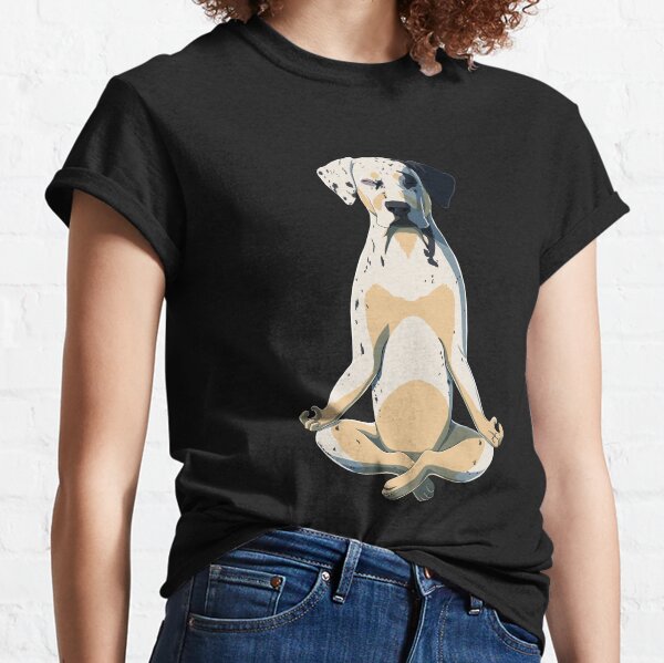 Yoga Catahoula Leopard Dog Classic T-Shirt