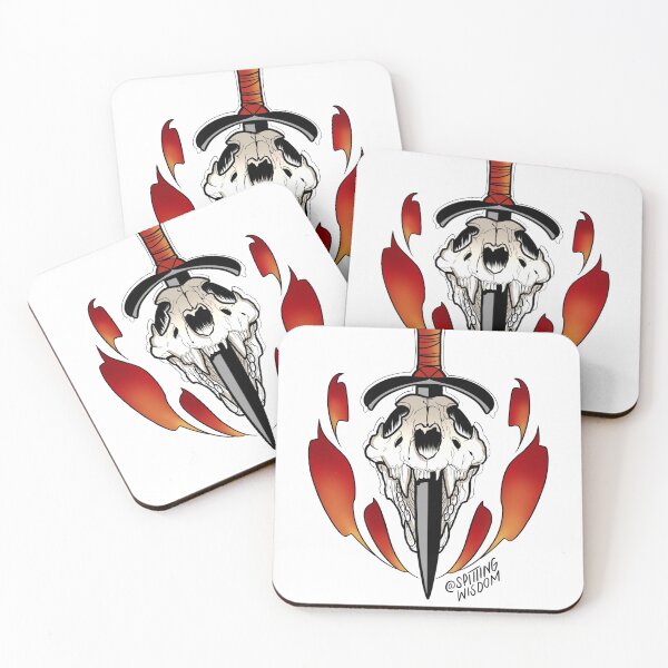 Item preview, Lion Skull and Dagger designed and sold by Leah Farrow.